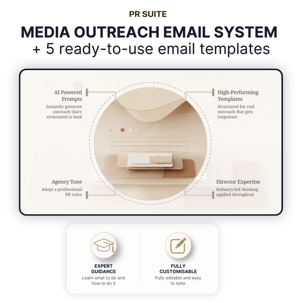 Media Outreach Email System + PR Pitch Templates