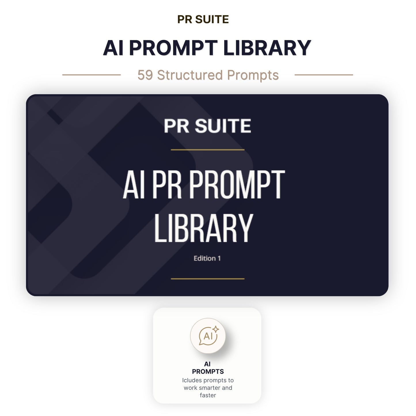 AI PR Prompt Library First Edition cover