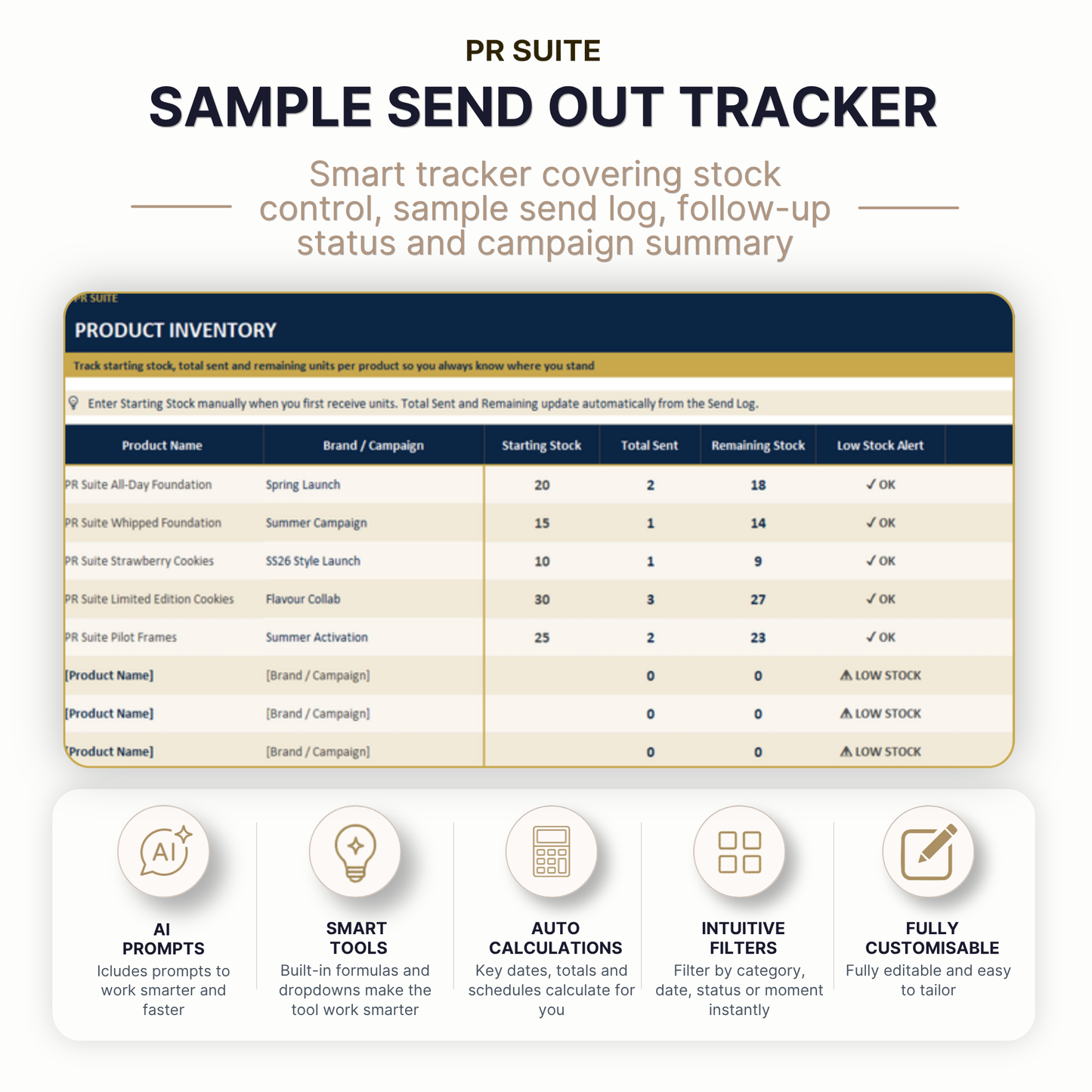 Sample Send-Out Tracker