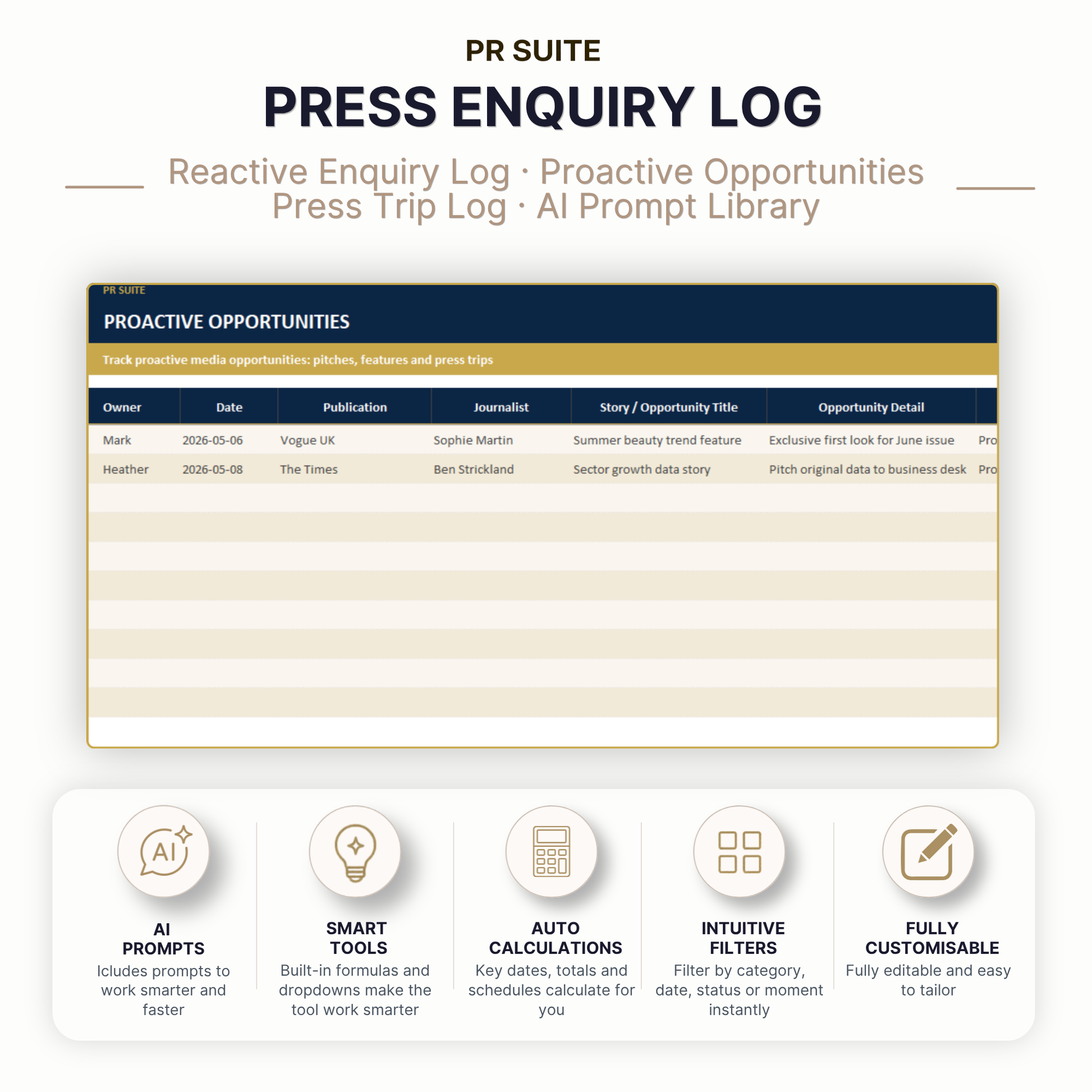 Press Enquiry Log — Hero