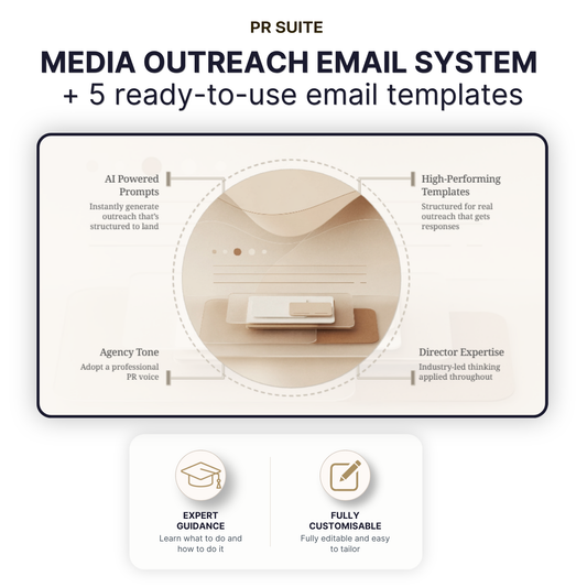 Media Outreach Email System + Templates — Hero