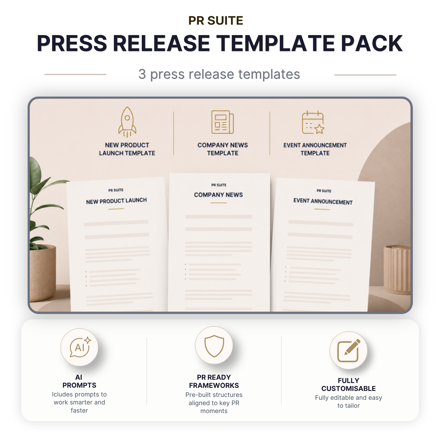 Press Release Template Pack