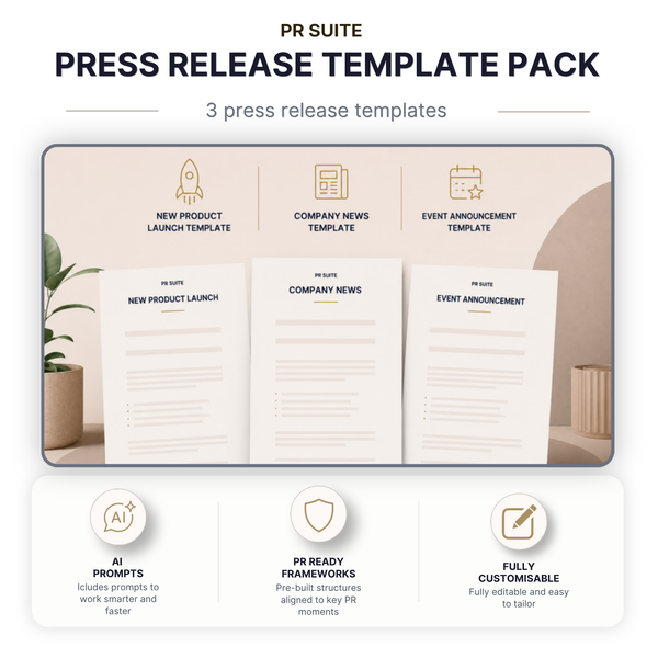 Press Release Template Pack