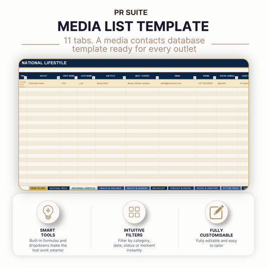 Media List Template