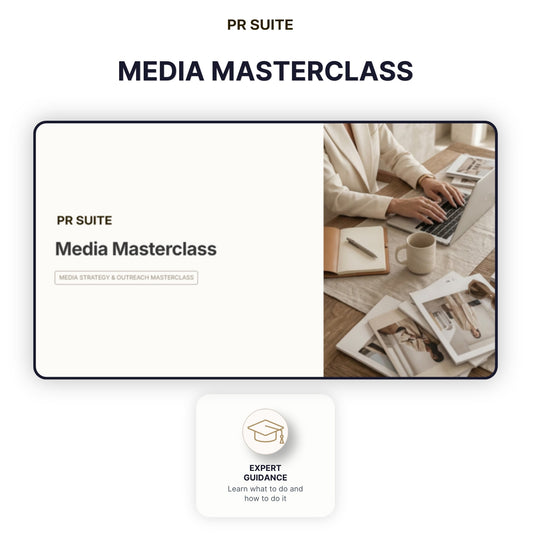 Media Masterclass by PR Suite — cover