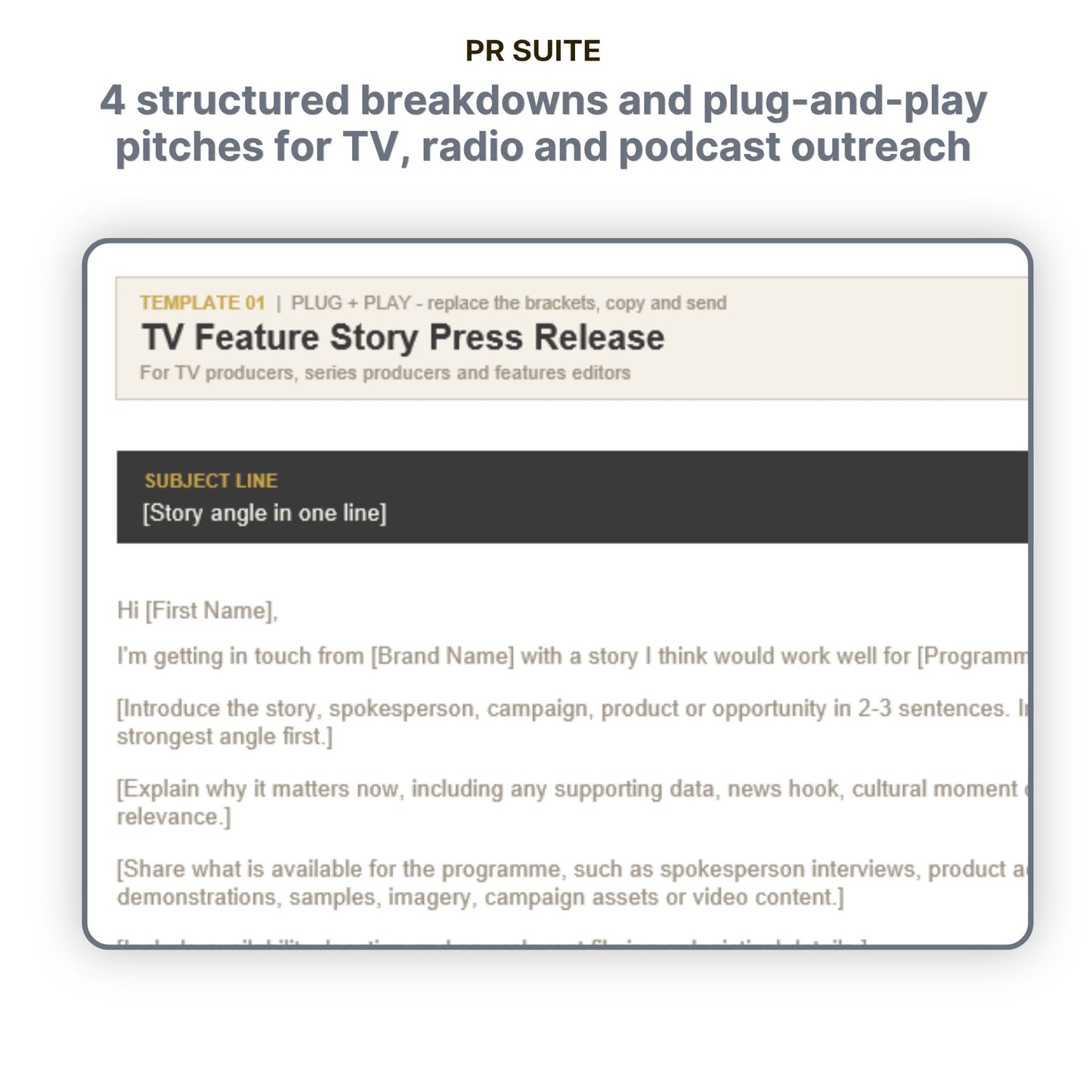 Broadcast, Radio and Podcast Pitch Template Pack - Slide 2