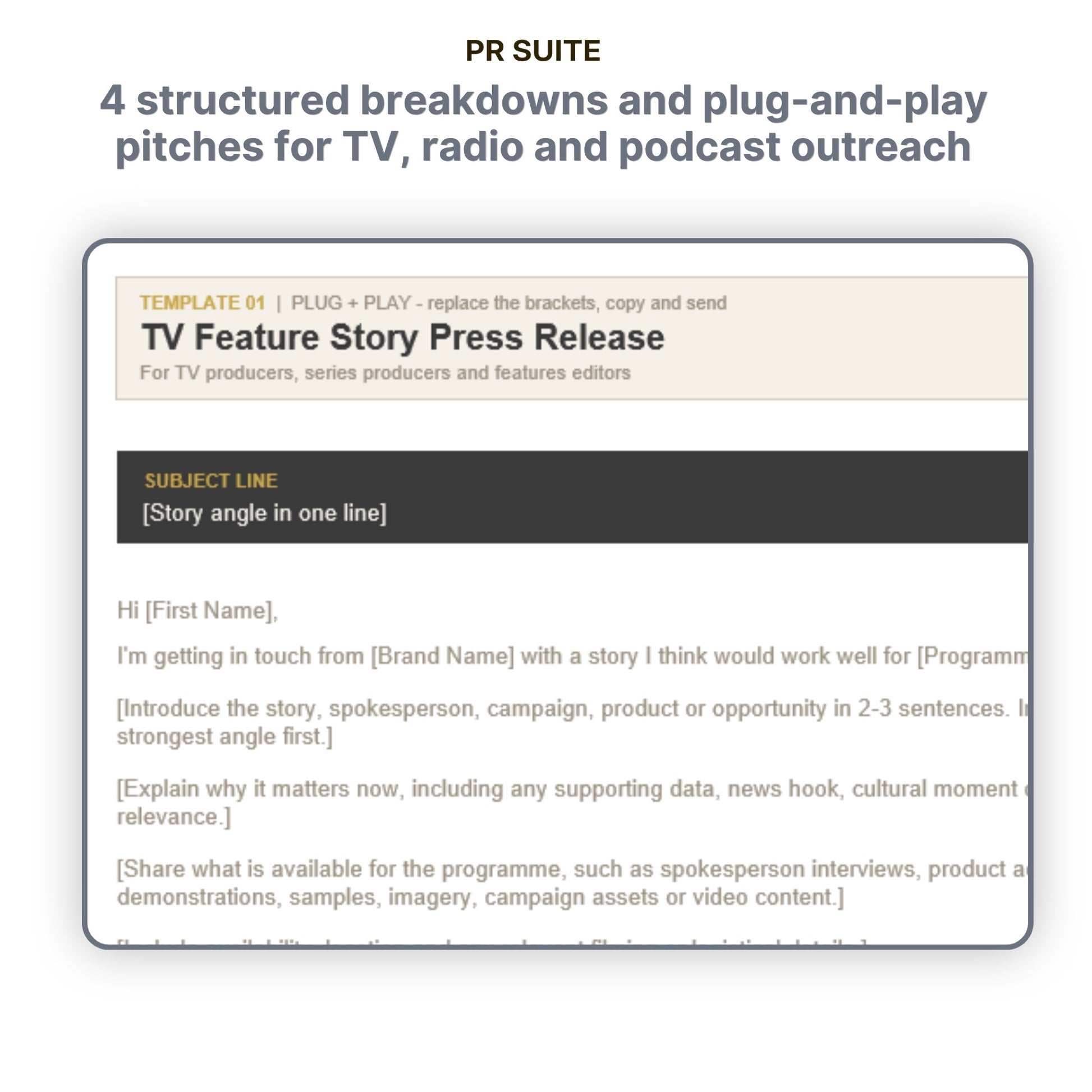 Broadcast, Radio and Podcast Pitch Template Pack - Slide 2