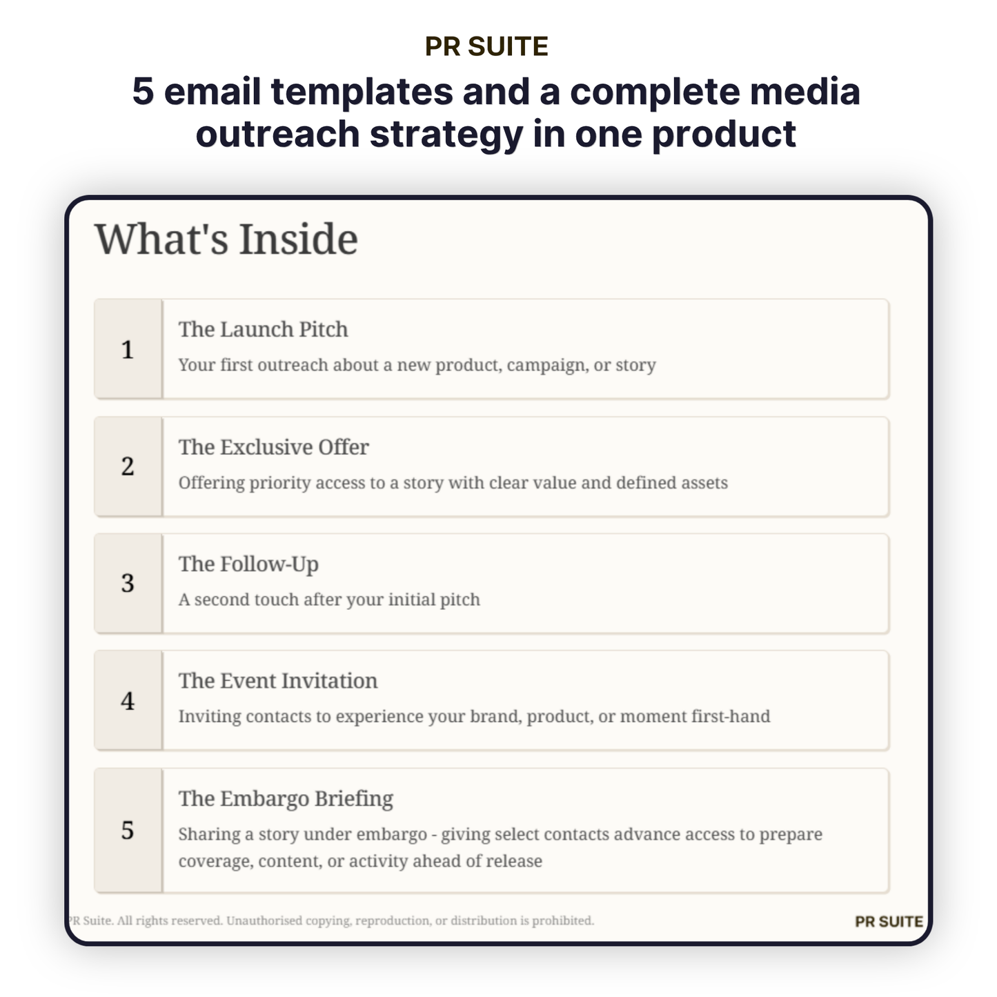Media Outreach Email System - Inside