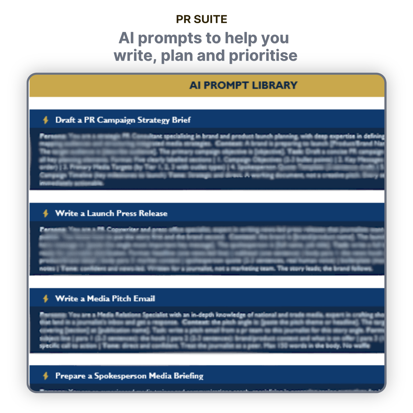PR Launch Checklist